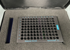 Molecular Devices PN 0200-5060 SpectraTest FL1 Fluorescence Validatation Plate 